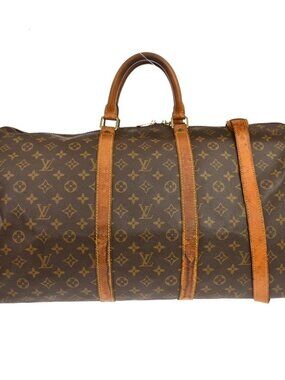 LOUIS VUITTON KEEPALL BANDOULIERE 55 BAG MONOGRAM